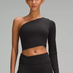 Lululemon NWT Align Asymmetrical LS - Black Size 6